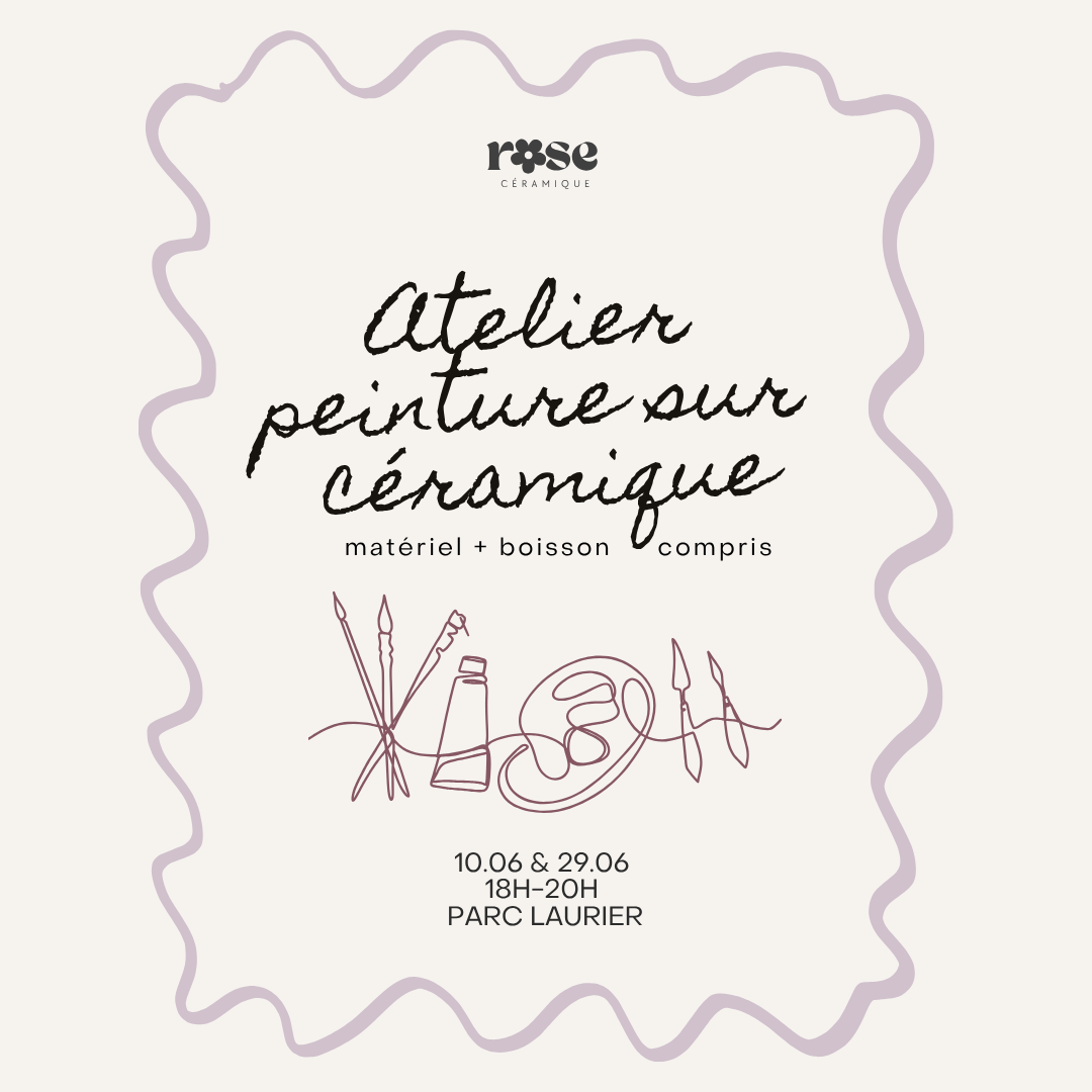 Peinture sur céramique - JUIN