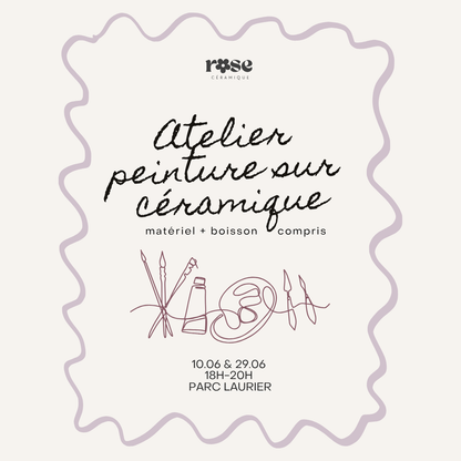 Peinture sur céramique - JUIN